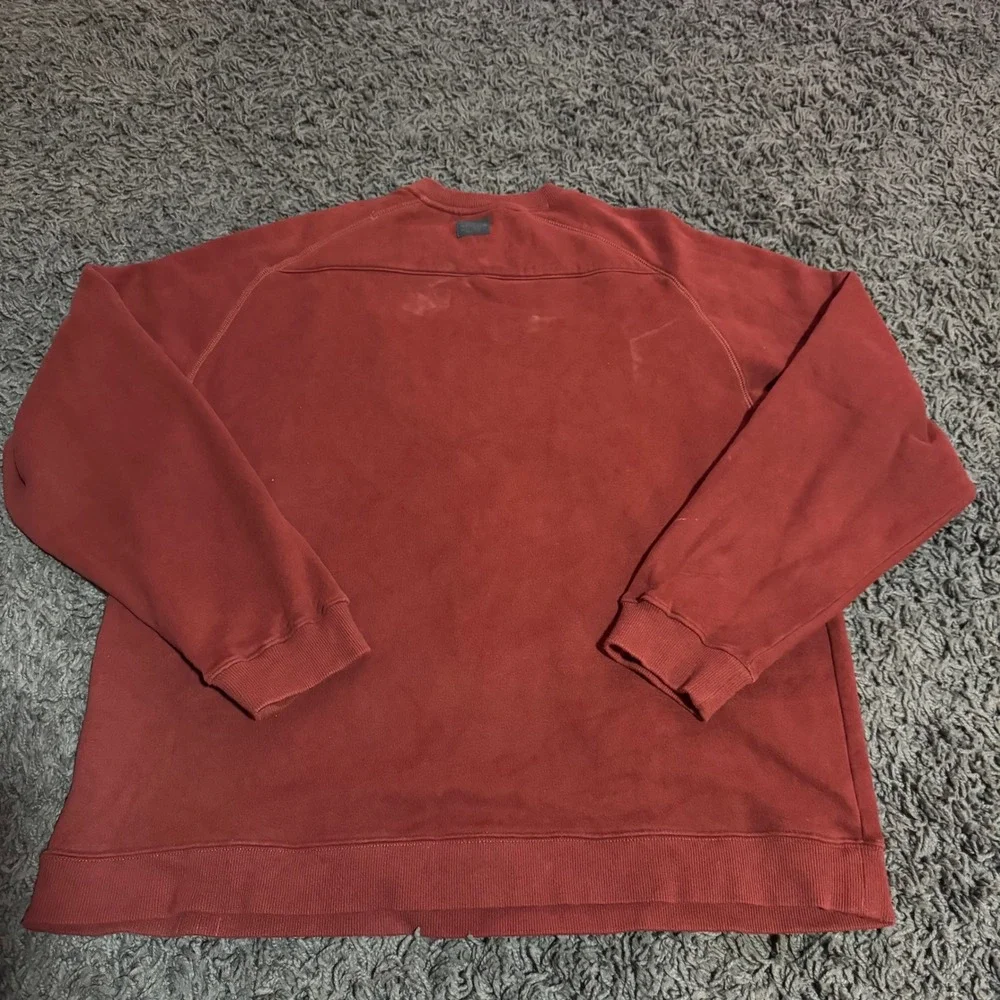Columbia Mens XXL Burgundy Red Pullover‎ Crewneck Sweatshirt Casual